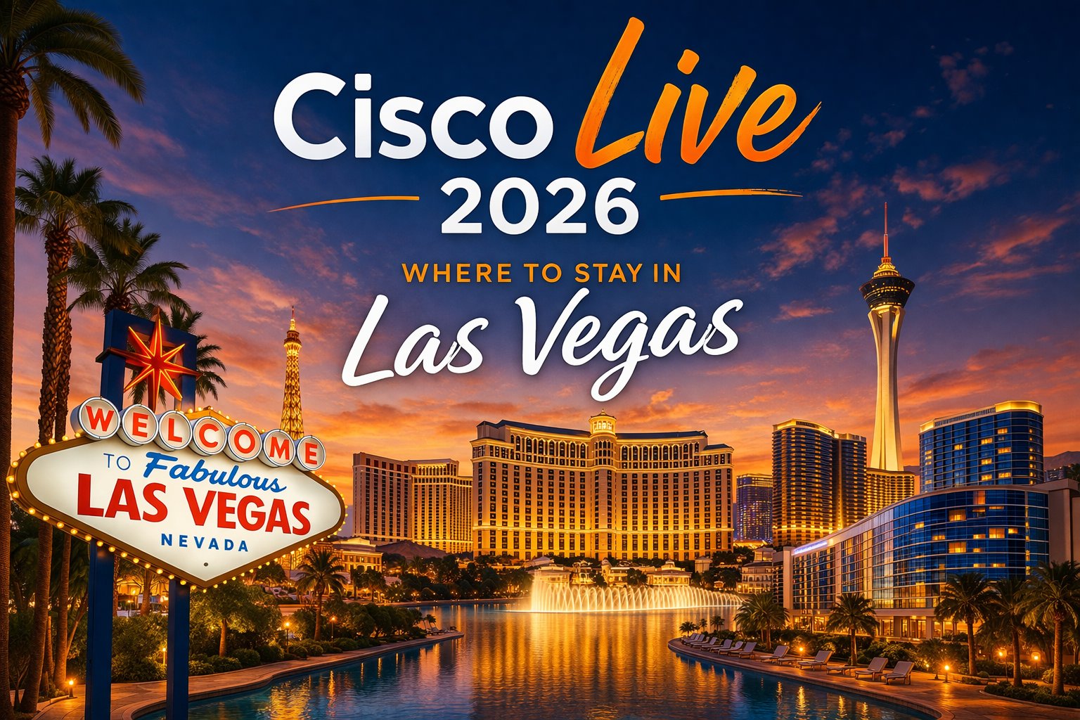 Cisco Live 2026 — Where to Stay in Las Vegas